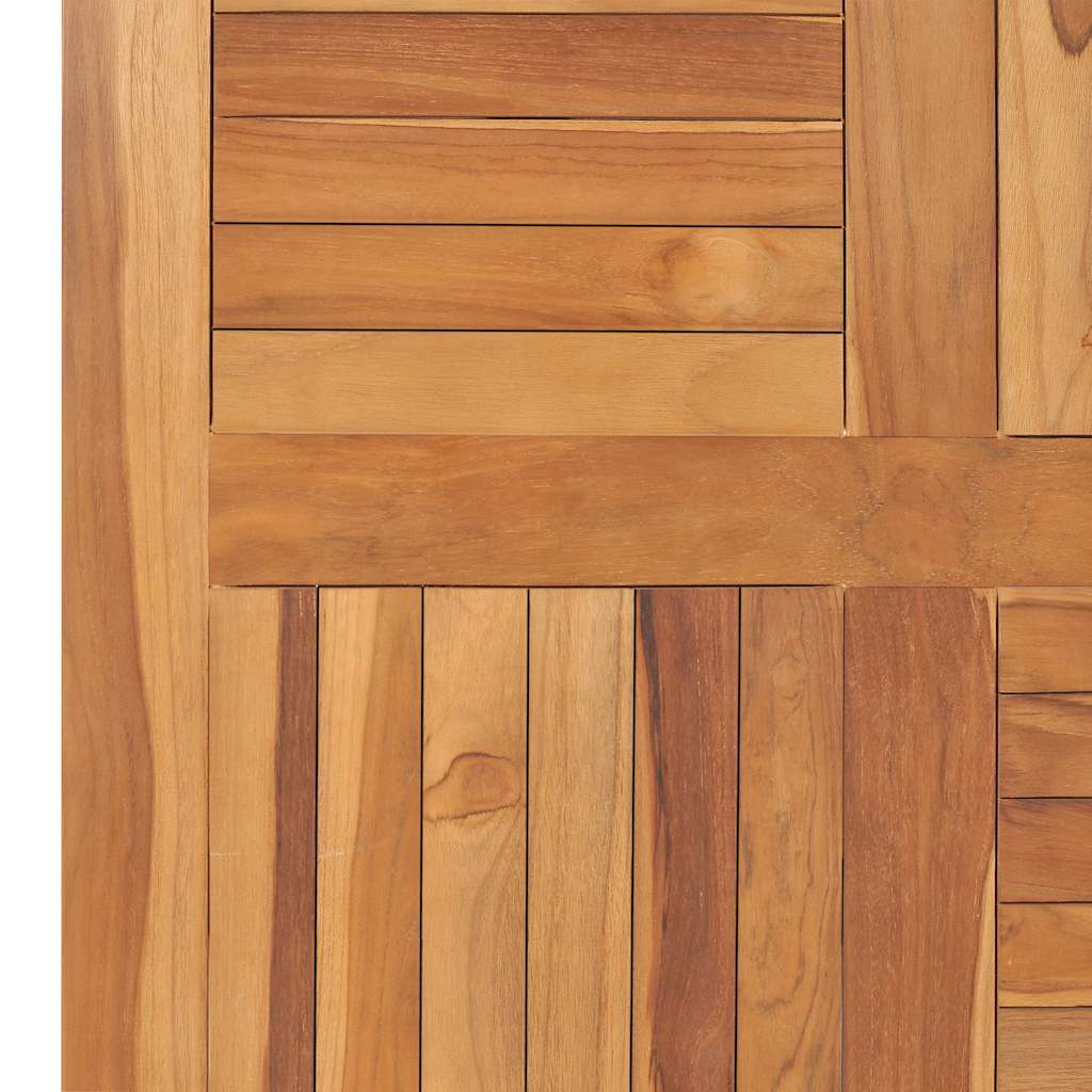 Table Top Solid Teak Wood Square 80x80x2.5 cm