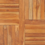 Table Top Solid Teak Wood Square 90x90x2.5 cm
