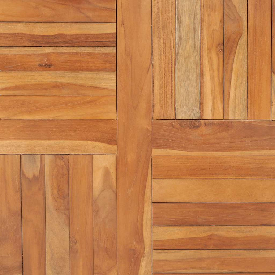Table Top Solid Teak Wood Square 90x90x2.5 cm