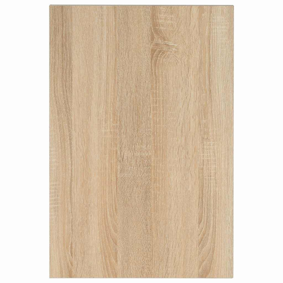 Two Piece Bathroom Furniture Set Ceramic Oak