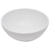 Two Piece Bathroom Furniture Set Ceramic Oak - Top-Down View
