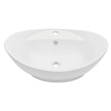 Two Piece Bathroom Furniture Set Ceramic Oak