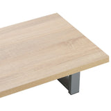 Two Piece Bathroom Furniture Set Ceramic Oak - Extra Image