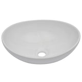 Two Piece Bathroom Furniture Set Ceramic Grey - Side View
