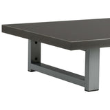 Two Piece Bathroom Furniture Set Ceramic Grey - Extra Image
