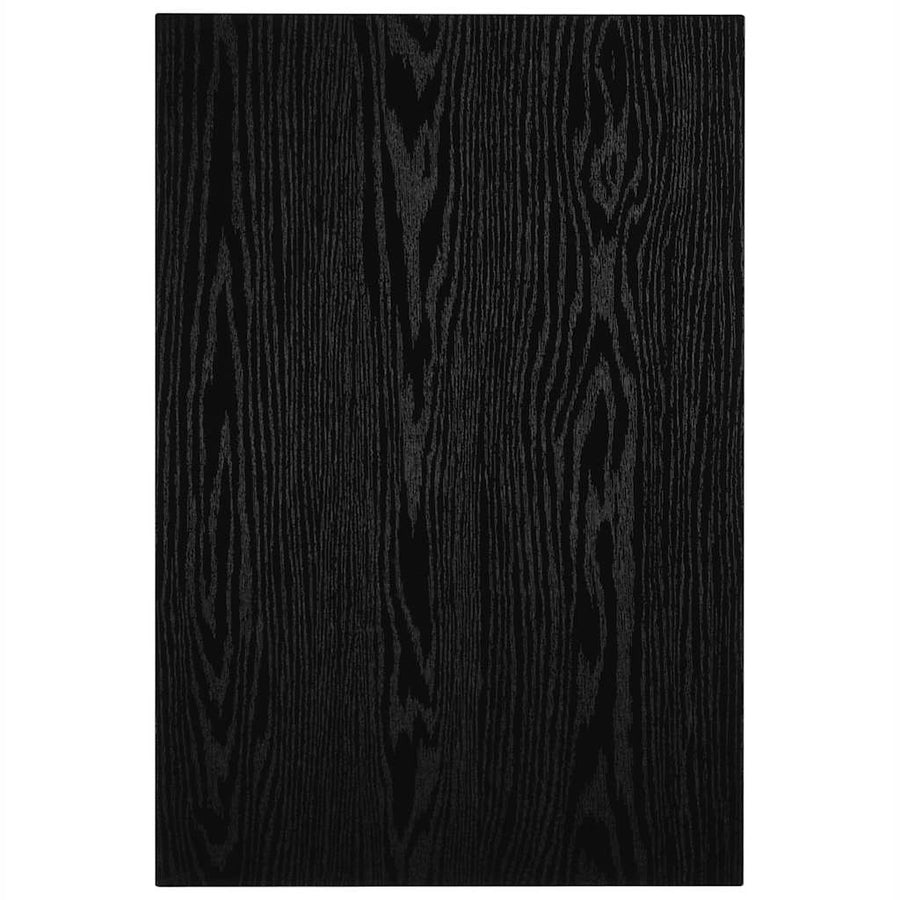Two Piece Bathroom Furniture Set Ceramic Black