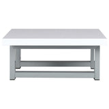 Two Piece Bathroom Furniture Set Ceramic White - Extra Image