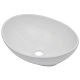 Three Piece Bathroom Furniture Set Ceramic Black - Top-Down View