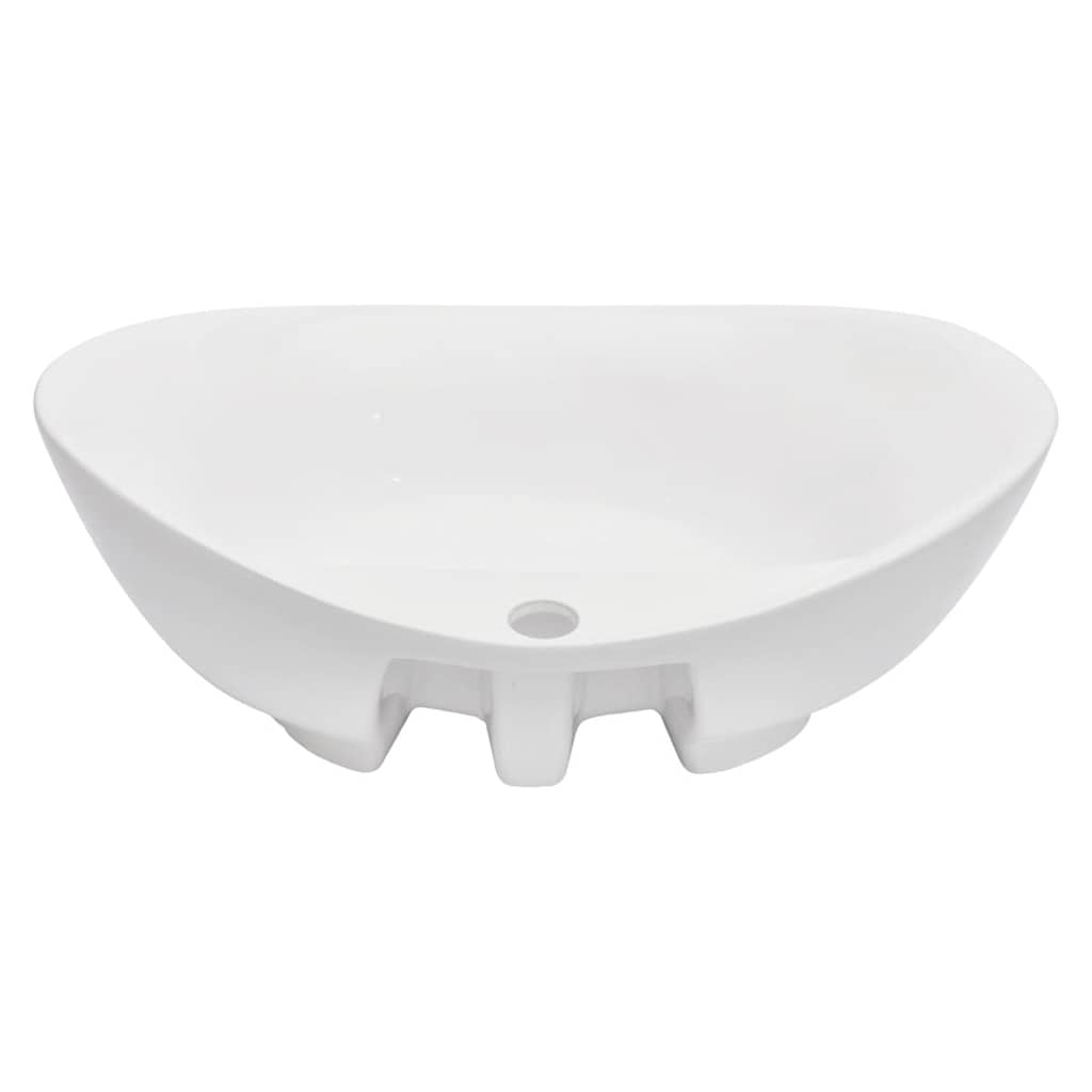 Three Piece Bathroom Furniture Set Ceramic Black