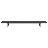 Three Piece Bathroom Furniture Set Ceramic Black - Low Angle