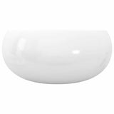 Three Piece Bathroom Furniture Set Ceramic Black - Rear View
