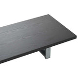 Three Piece Bathroom Furniture Set Ceramic Black