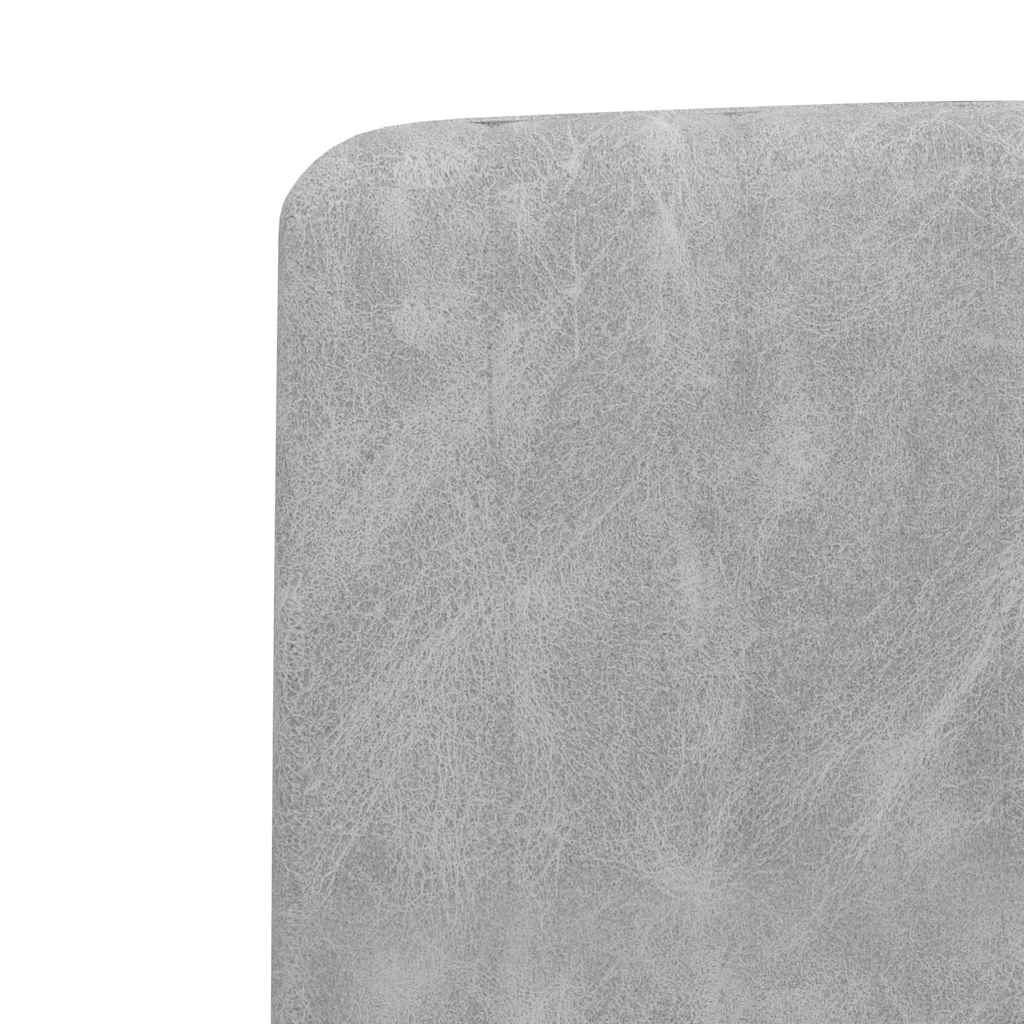 Dining Chairs 6 pcs Light Grey Faux Leather