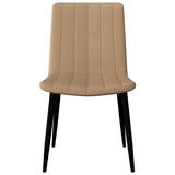 Dining Chairs 6 pcs Cream Faux Leather