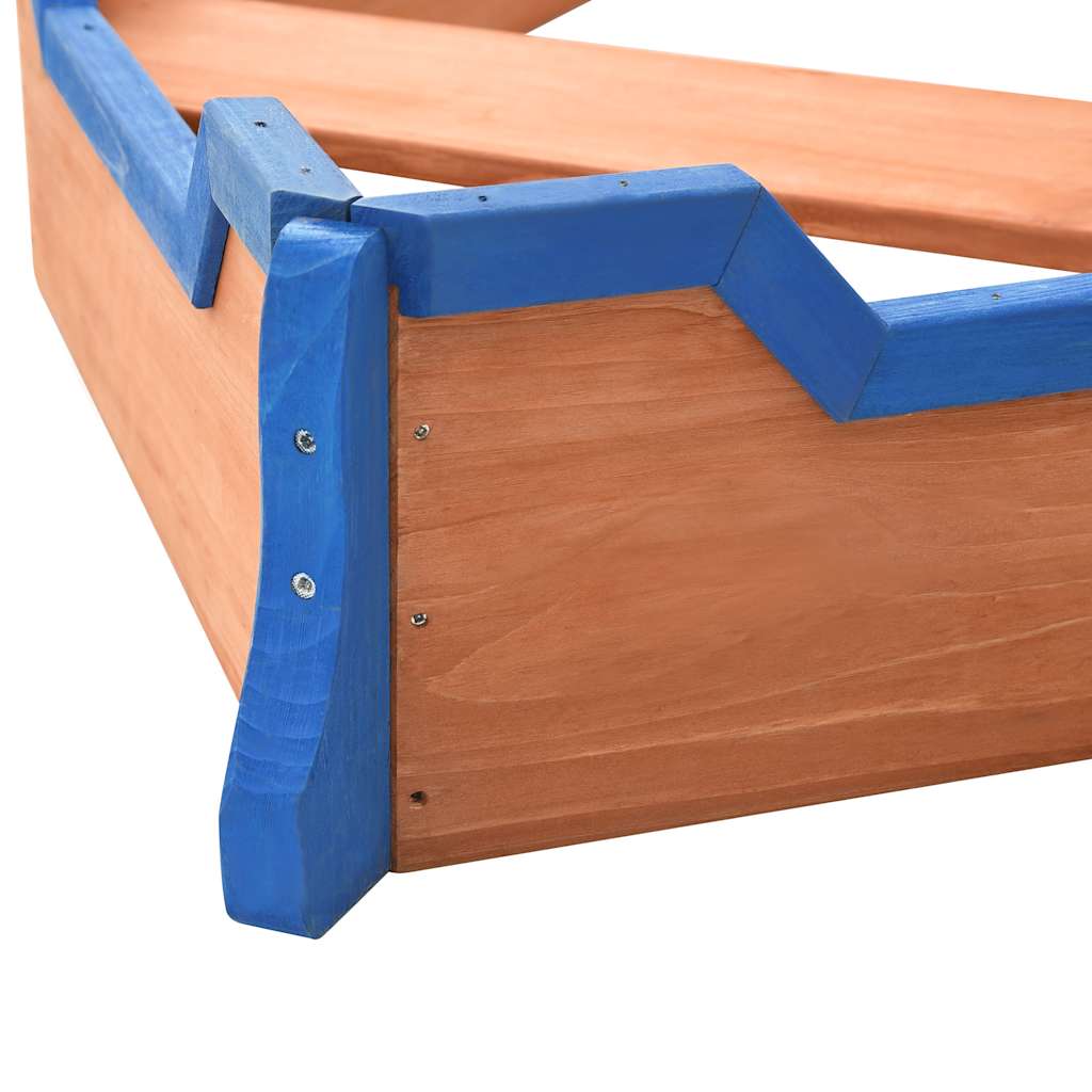 Sandbox Pirate Ship Firwood 190X94.5X101 Cm