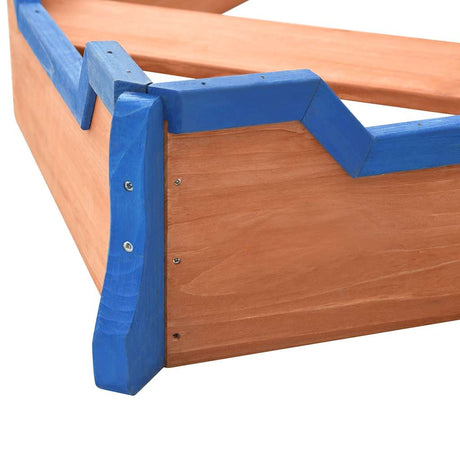 Sandbox Pirate Ship Firwood 190X94.5X101 Cm