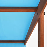 Sandbox with Roof Firwood 122x120x123 cm - Extra Image