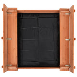 Sandbox Firwood 95x90x15 cm - Rear View