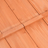 Sandbox Firwood 95x90x15 cm - Close-Up Angle