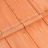 Sandbox Firwood 95x90x15 cm - Close-Up Angle