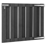 Garden Gate WPC 100x80 cm Grey - Side View
