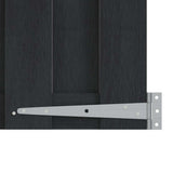 Garden Gate WPC 100x150 cm Grey - Top-Down View