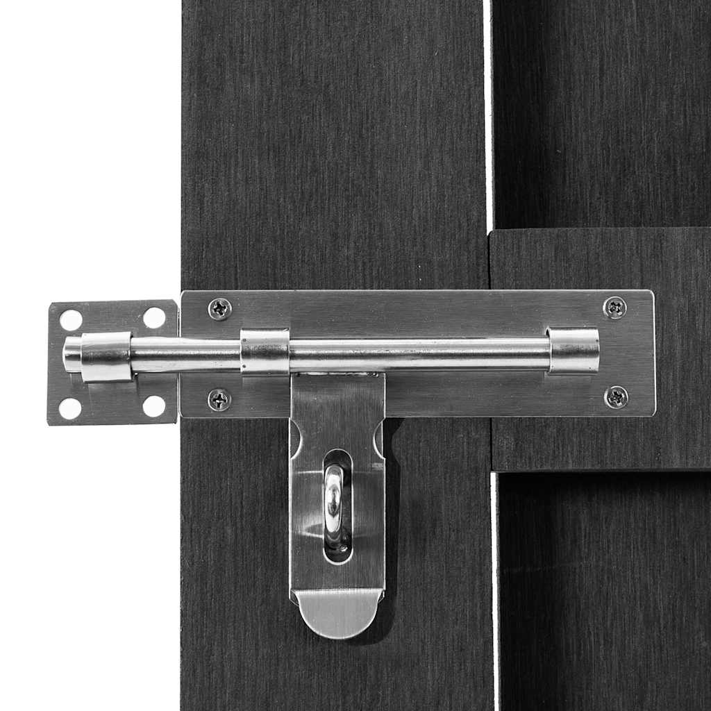 Garden Gate WPC 100x170 cm Grey