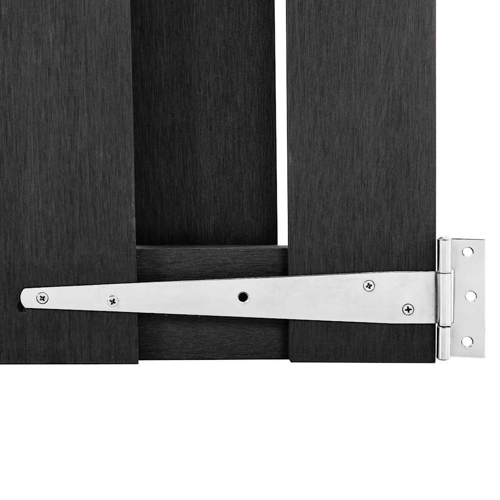 Garden Gate WPC 100x170 cm Grey