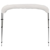 3 Bow Bimini Top White 183x160x137 cm - Rear View