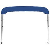 3 Bow Bimini Top Blue 183x160x137 cm - Rear View