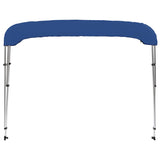 3 Bow Bimini Top Blue 183x180x137 cm - Rear View