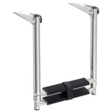 Folding Boarding Ladder 2-step Stainless Steel - Side View