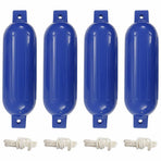 Boat Fenders 4 pcs Blue Ø 14x50 cm PVC