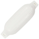 Boat Fenders 4 pcs White 41x11.5 cm PVC - Front View