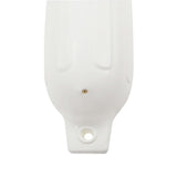 Boat Fenders 4 pcs White 41x11.5 cm PVC - Top-Down View
