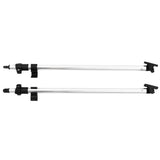 Bimini Top Support Poles 2 pcs Aluminium - Top-Down View