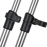 Bimini Top Support Poles 2 pcs Aluminium - 45-Degree Angle
