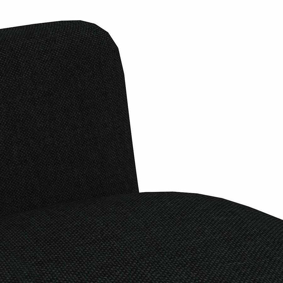 Dining Chairs 6 pcs Black Fabric
