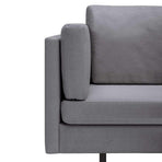 Corner Sofa Light Grey Fabric