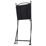 3 Piece Mosaic Bistro Set Ceramic Tile Grey - Close-Up Angle