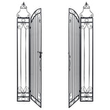 Ornamental Garden Gate Wrought Iron 122x20.5x160 cm
