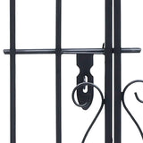 Ornamental Garden Gate Wrought Iron 122x20.5x160 cm - 45-Degree Angle