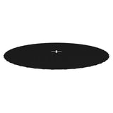 Jumping Mat Fabric Black for 10 Feet/3.05 m Round Trampoline - Front View