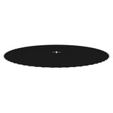 Jumping Mat Fabric Black For 12 Feet/ Round Trampoline - Front View