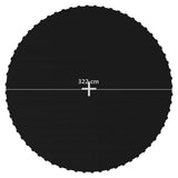 Jumping Mat Fabric Black For 12 Feet/ Round Trampoline - Rear View
