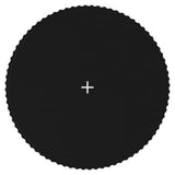 Jumping Mat Fabric Black For 12 Feet/ Round Trampoline - Low Angle