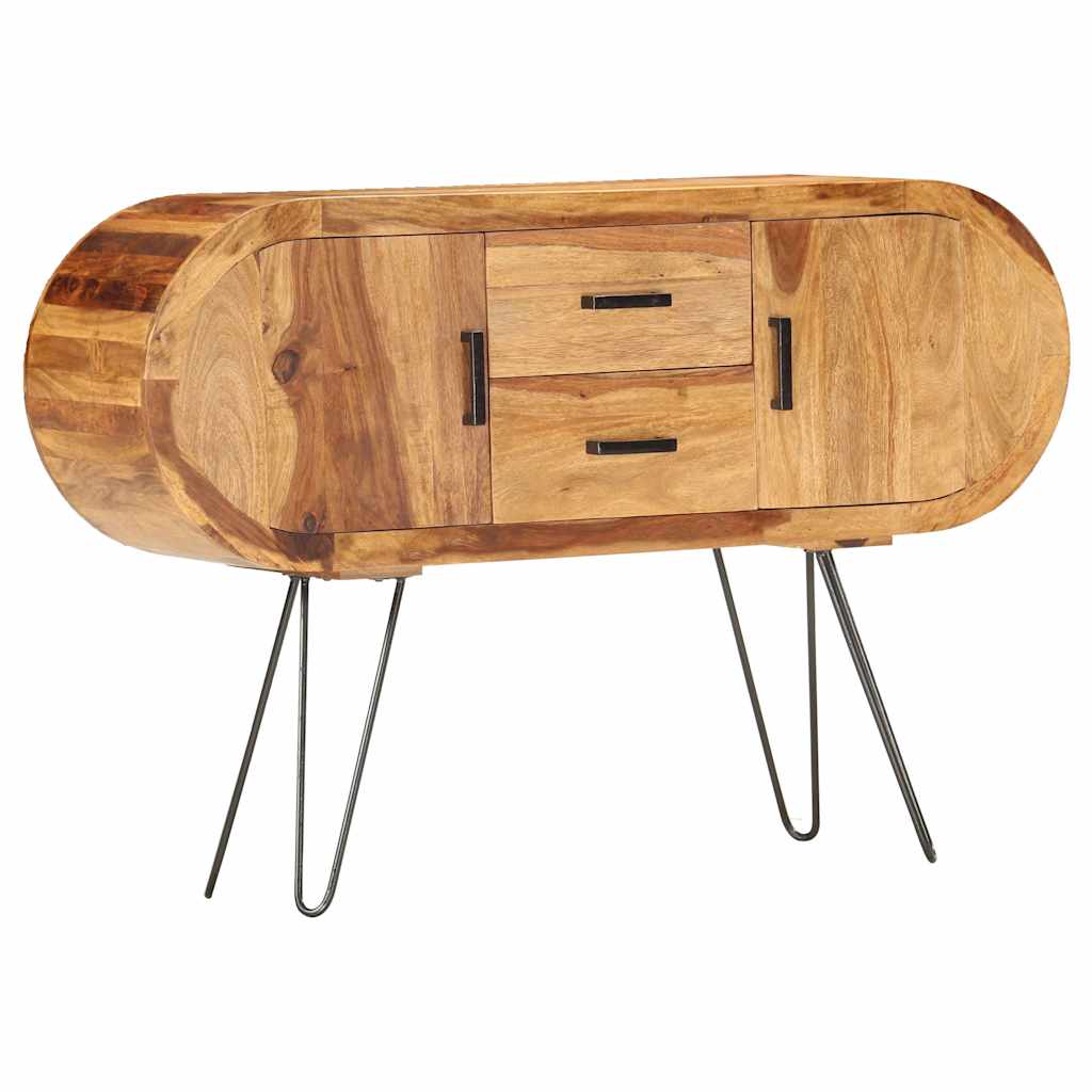 Sideboard 118x28x75 cm Solid Acacia Wood