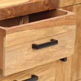 Sideboard 118x28x75 cm Solid Acacia Wood