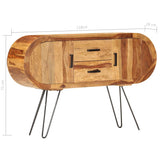 Sideboard 118x28x75 cm Solid Acacia Wood
