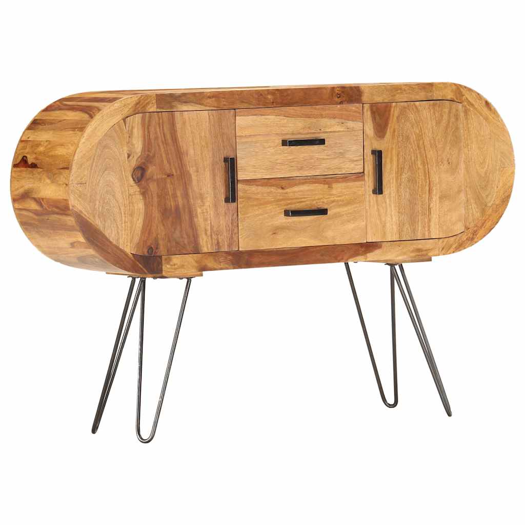 Sideboard 118x28x75 cm Solid Acacia Wood